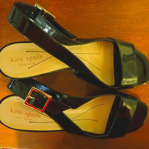 kate spade heels size 9 patent leather